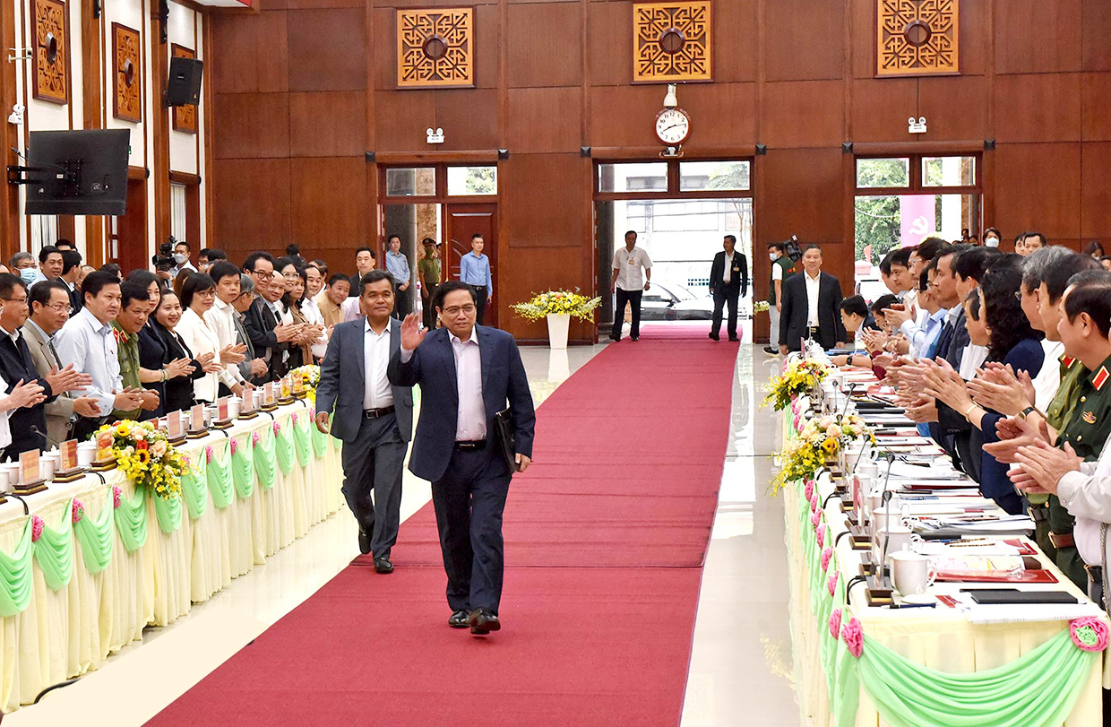 Các hoạt động của Thủ tướng Chính phủ Phạm Minh Chính trong chuyến thăm, làm việc tại Gia Lai