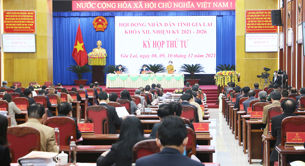 Gia Lai: Khai mạc kỳ họp thứ 4 HĐND tỉnh khóa XII