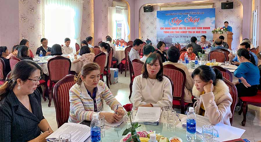 Ban Quản lý Khu kinh tế tỉnh Gia Lai gặp mặt doanh nghiệp