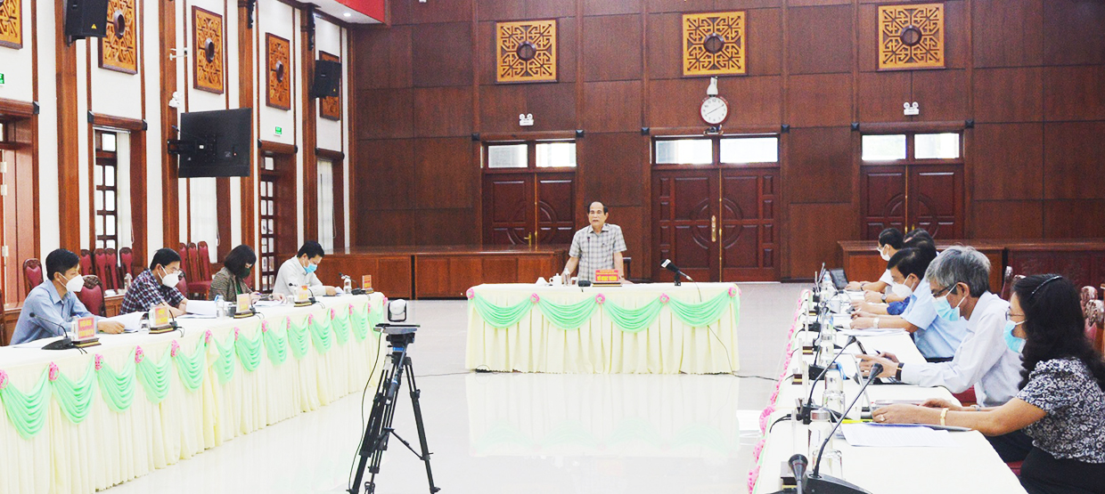 Chủ tịch UBND tỉnh Võ Ngọc Thành: Đánh giá kỹ địa bàn, nâng cao trách nhiệm người đứng đầu trong phòng-chống dịch