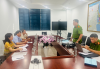 Phòng Cảnh sát QLHC về TTXH (PC06) - Công An tỉnh kiểm tra công cụ hỗ trợ  tại Ban Quản lý Khu kinh tế