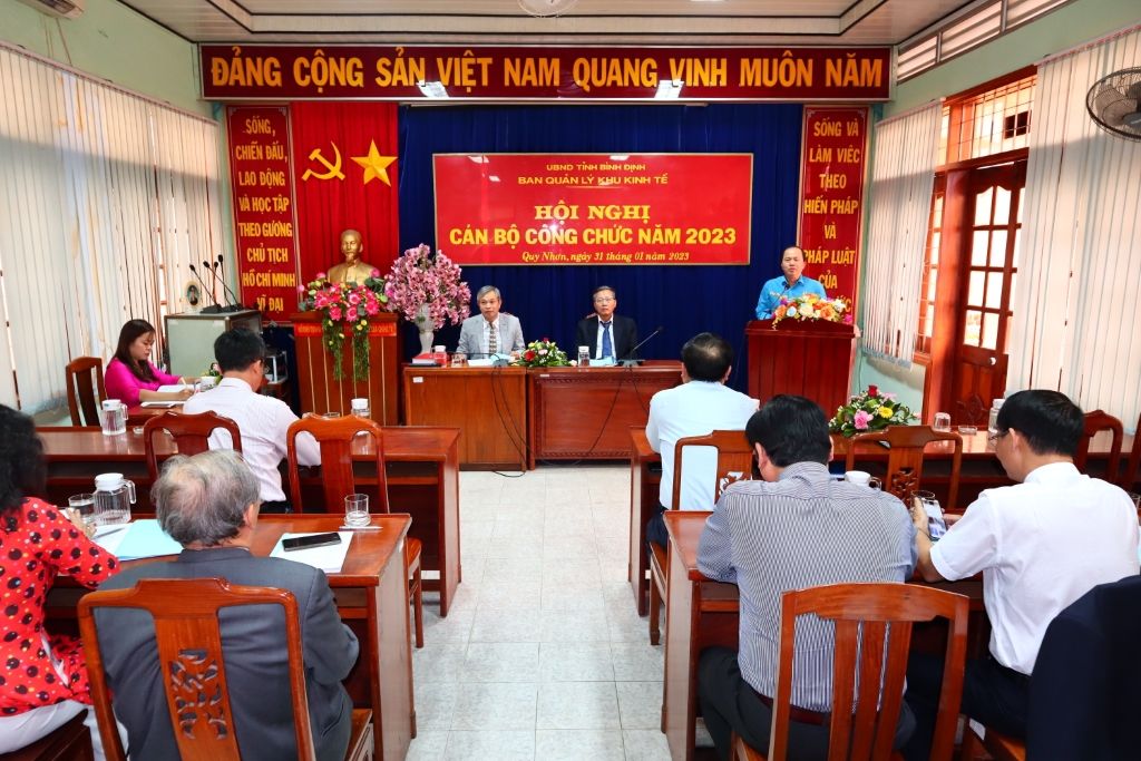 Hội nghị Cán bộ Công chức Ban Quản lý Khu kinh tế năm 2023