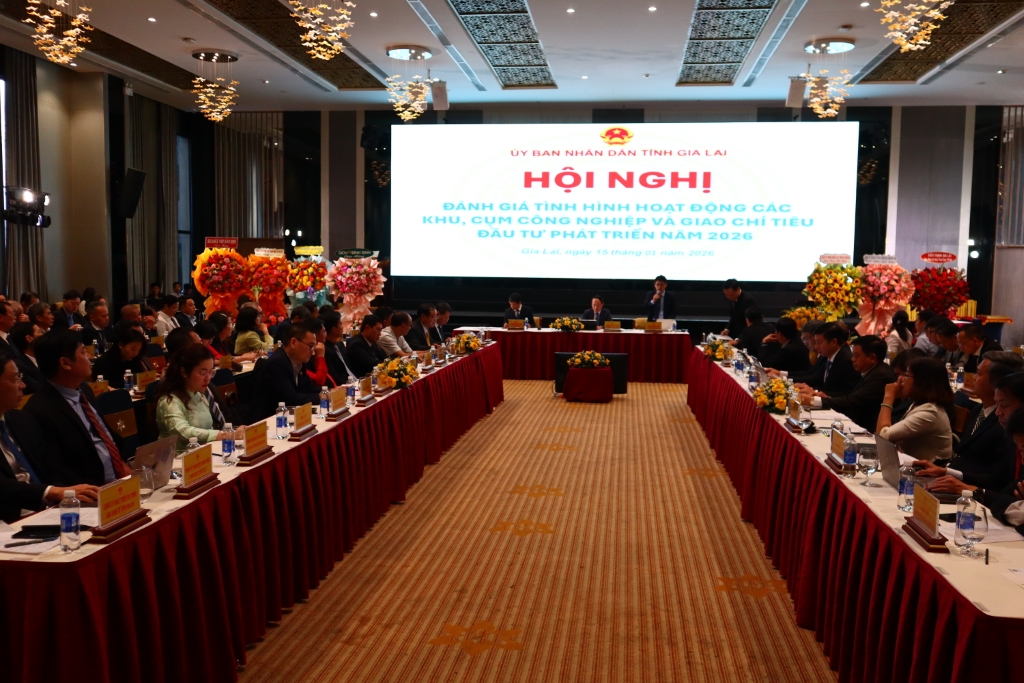 UBND tỉnh Gia Lai giao chỉ tiêu đầu tư, phát triển các khu, cụm công nghiệp trên địa bàn tỉnh năm 2026