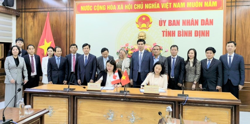 BINH DINH LEADERS WORKING WITH CANADA PARTNERS ON PROJECTS IN NHON HOI ECONOMIC ZONE (NEZ)