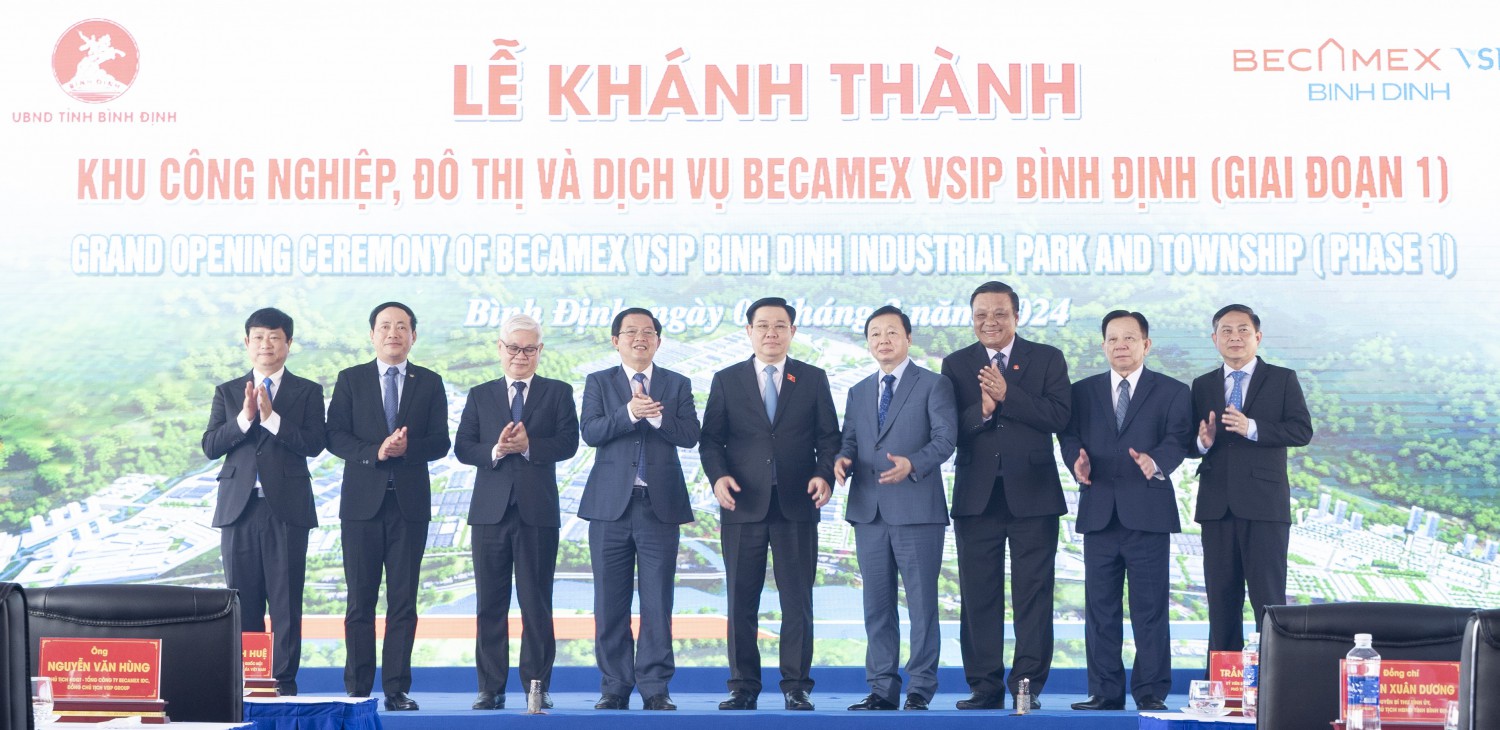 BECAMEX VSIP BINH DINH INDUSTRIAL PARK: GRAND OPENING CEREMONY IN NEZ