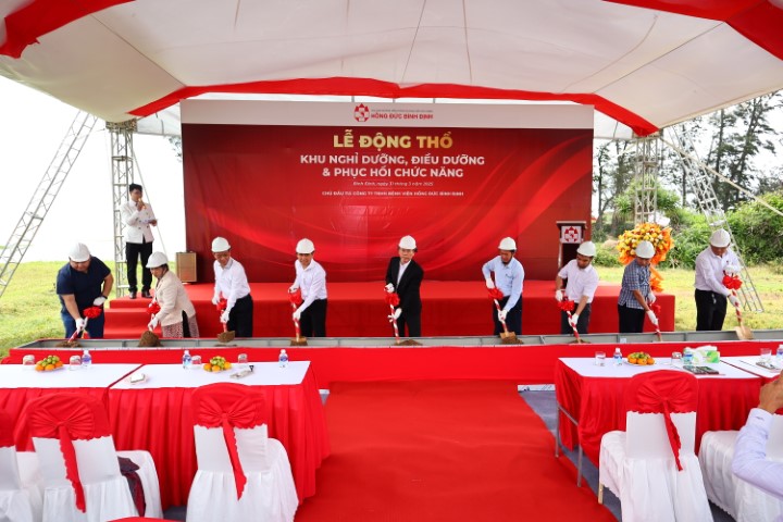 Lễ động thổ dự án Khu nghỉ dưỡng, điều dưỡng và phục hồi chức năng trong Khu kinh tế Nhơn Hội