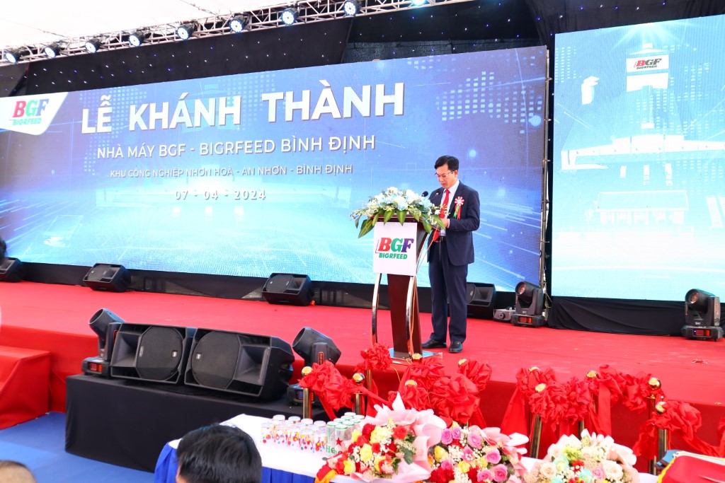 Ông Cao Thanh Thương, Phó Trưởng ban phát biểu tại buổi lễ
