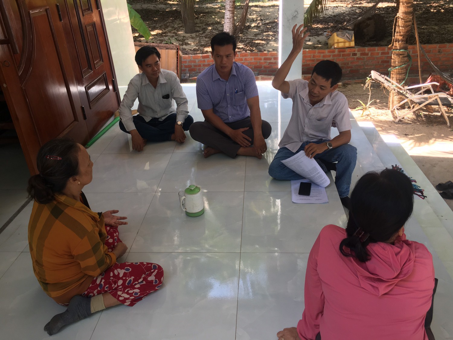 Công tác vận động các hộ bị ảnh hưởng  GPMB dự án Khu vui chơi giải trí Tini Dream – Đầm Thị Nại