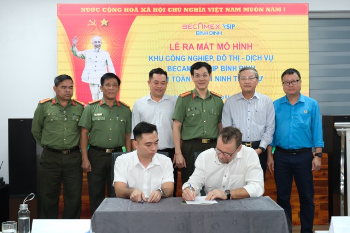 Công ty Cổ phần Becamex Bình Định ra mắt mô hình khu công nghiệp, đô thị - dịch vụ BECAMEX VSIP an toàn về an ninh trật tự