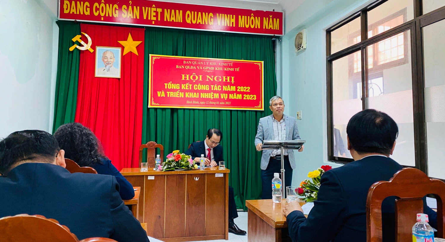 Hội nghị Tổng kết công tác năm 2022 và triển khai nhiệm vụ năm 2023 của Ban Quản lý dự án và Giải phóng mặt bằng Khu kinh tế