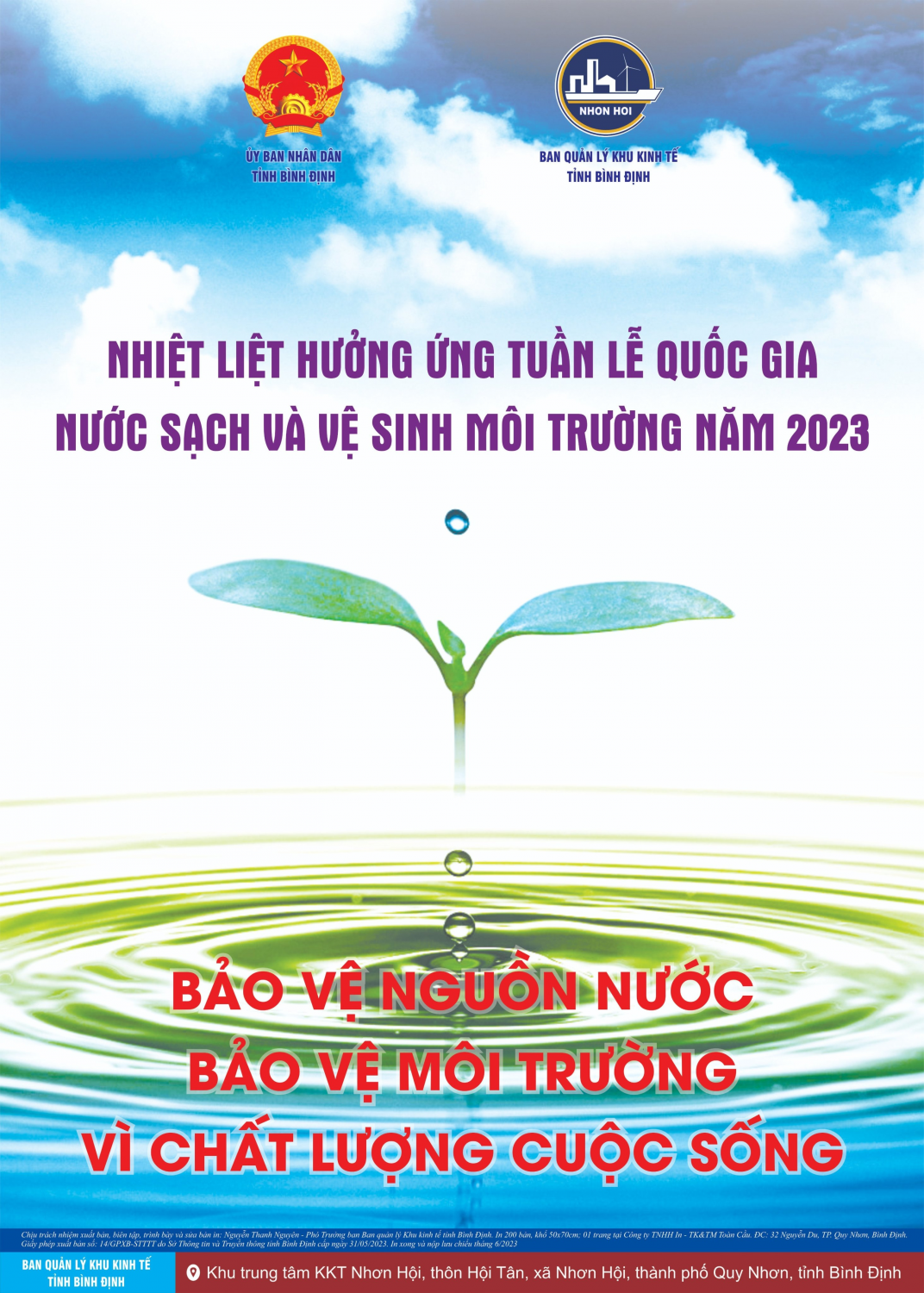 Tuyên truyền, hưởng ứng Ngày Môi trường thế giới (05/6), Ngày Đại dương Thế giới (08/6) và Tuần lễ Quốc gia nước sạch và Vệ sinh môi trường năm 2023