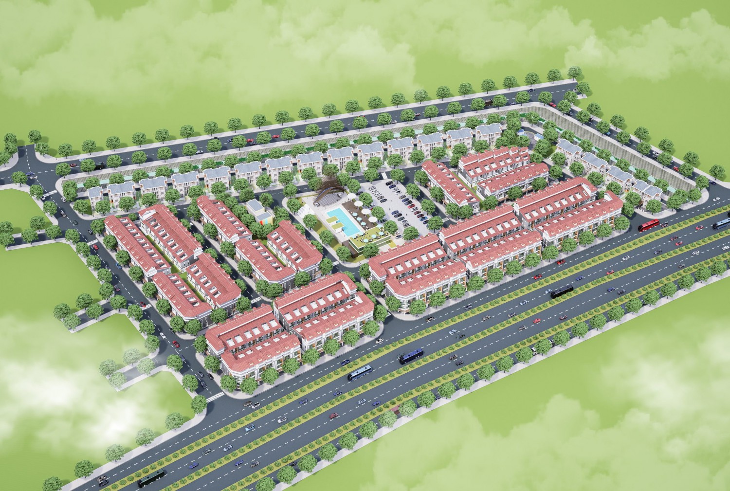 Phối cảnh tổng thể dự án