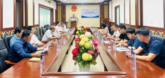 Toàn cảnh buổi gặp mặt, trao đổi với các doanh nghiệp tại KKT CKQT Lệ Thanh
