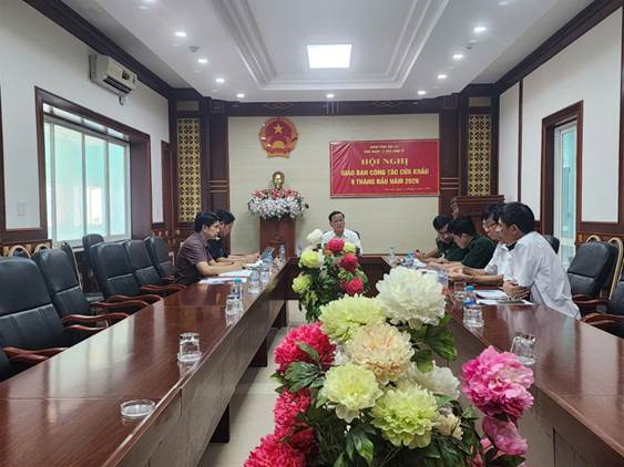 Toàn cảnh Hội nghị giao ban công tác quản lý cửa khẩu 9 tháng đầu năm 2026