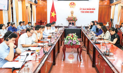 Hội thảo trực tuyến kết hợp trực tiếp xúc tiến đầu tư vào tỉnh Bình Định cho doanh nghiệp Đài Loan