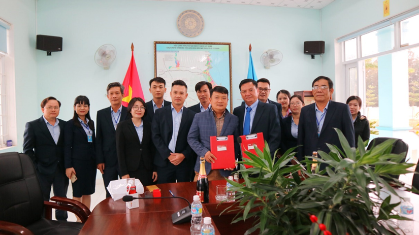 Hai bên ký thỏa thuận thuê đất tại KCN Nhơn Hội A