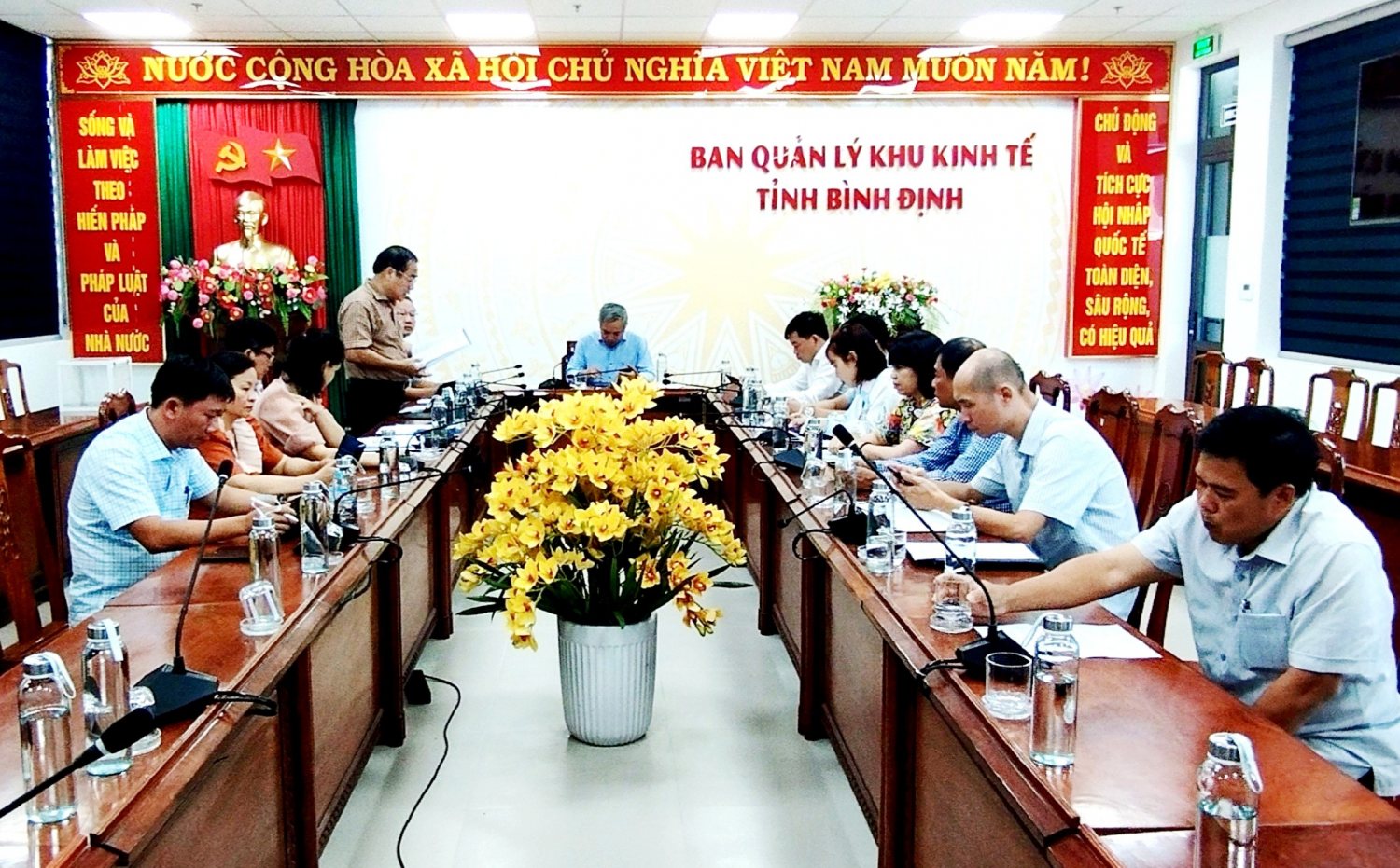 Hội nghị BCH Đảng bộ Khu kinh tế lần thứ 43 (tháng 3/2024).