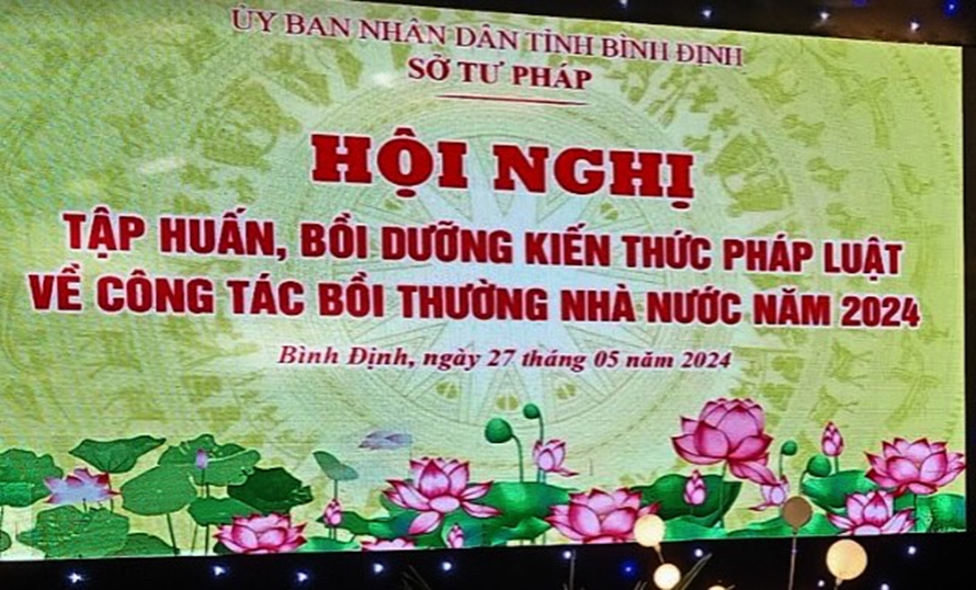 Tập huấn kiến thức pháp luật về trách nhiệm bồi thường của Nhà nước
