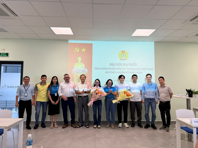 Ban chấp hành CĐCS Công ty TNHH Kurz Việt Nam ra mắt