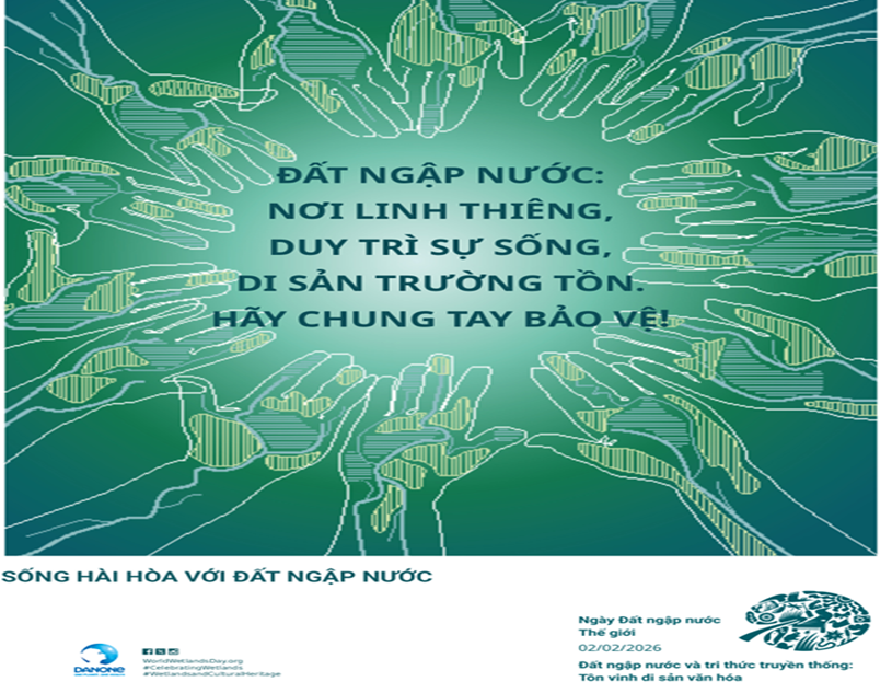 HƯỞNG ỨNG NGÀY ĐẤT NGẬP NƯỚC THẾ GIỚI NĂM 2026